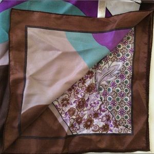 Vintage multi color scarf head cover